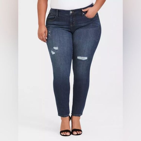 torrid Denim - Torrid Premium Classic Stretch Dark Wash Skinny Jeans 20